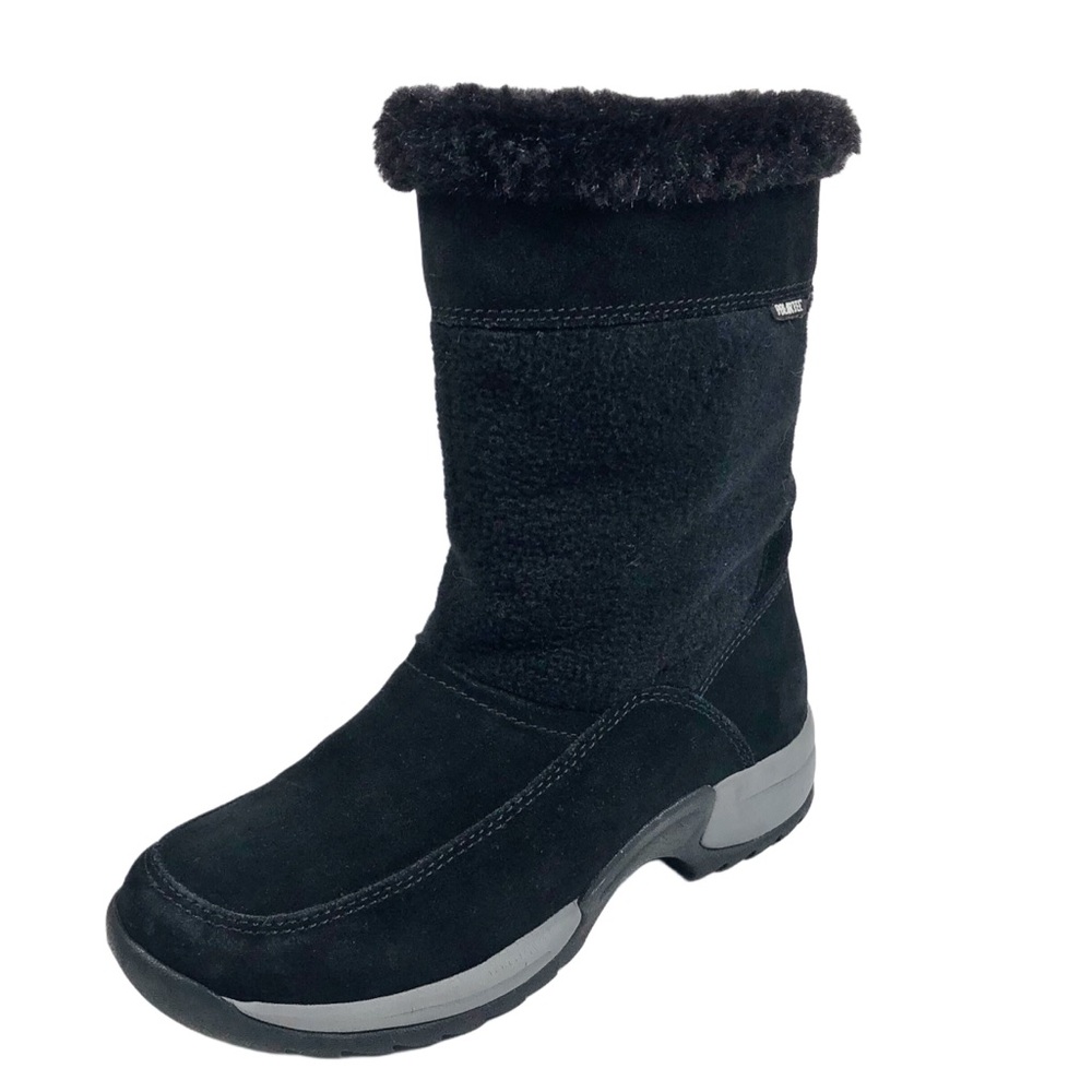 Sporto Black Suede Waterproof Winter Boots Size 7